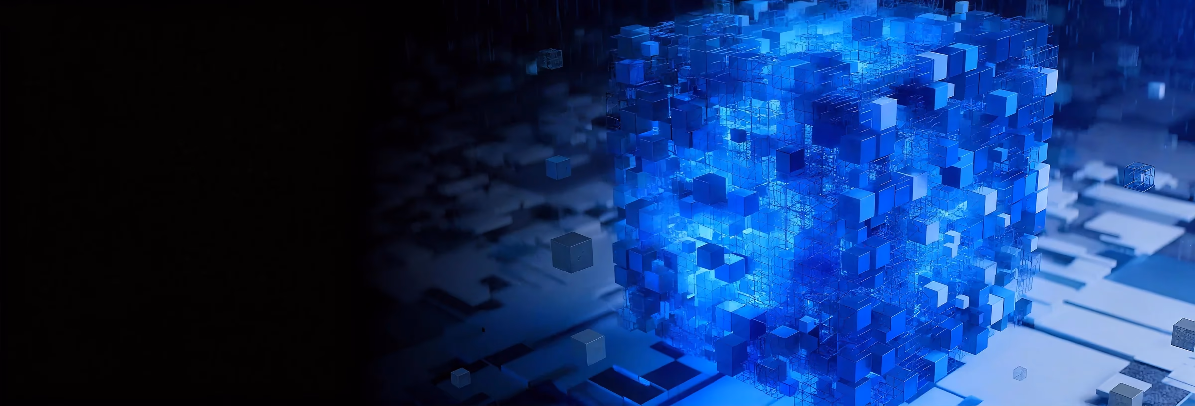 AI cube Background